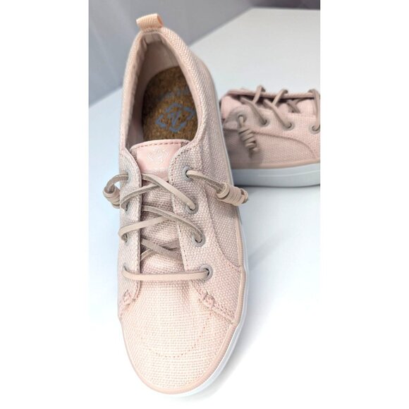 Sperry Crest Vibe Baja Lace Up Slip On Sneaker Pink NWOT Sz 6.5 Womens - Picture 3 of 6